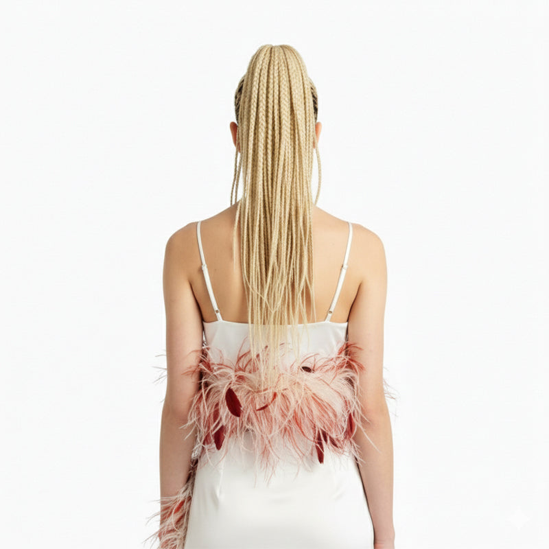 Feather Camisole Top
