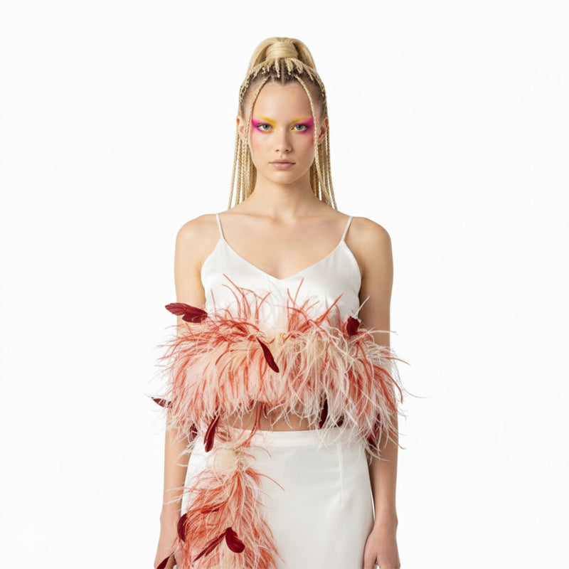 Feather Camisole Top