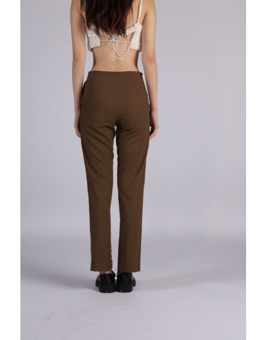 Tailored High-Waist Trousers 