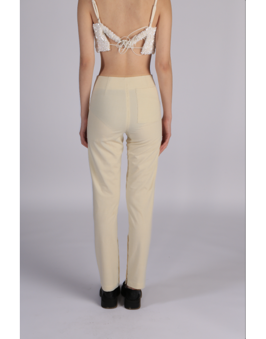 Tailored High-Waist Trousers 