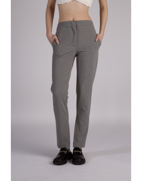 Tailored High-Waist Trousers 