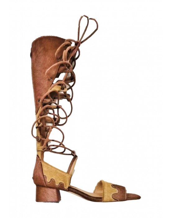 Desert Mirage Lace-Up Sandals